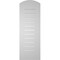 Ekena Millwork Arch Top Surface Mount PVC Gable Vent: Non-Functional, w/ 3-1/2"W x 1"P Standard Frame, 14"W x 38"H GVPAR14X3801SN - alternate 4